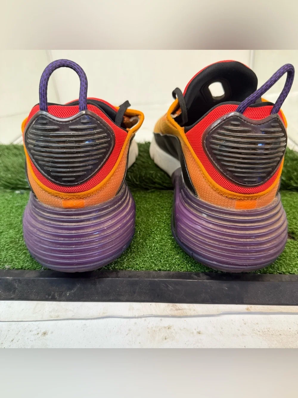 Nike Air Max 2090 Magma Orange Purple Men's Running Shoes BV9977-800 Size 11.5